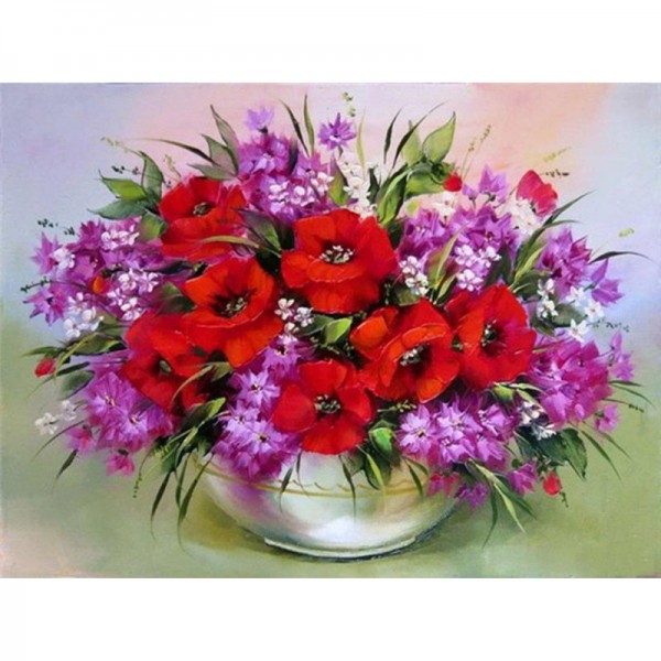 Flower Vase - Painting by Numbers Canada
