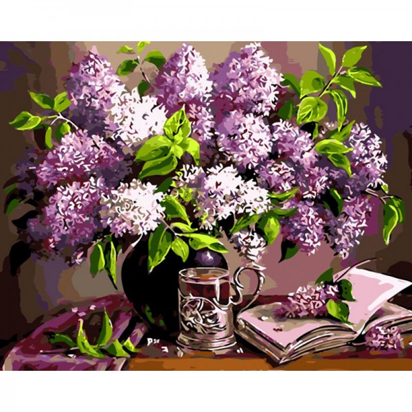 Flower Lilac - Painting by Numbers Canada