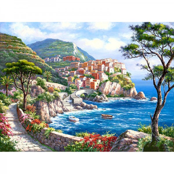 Seaside Landscape - Painting by Numbers Canada