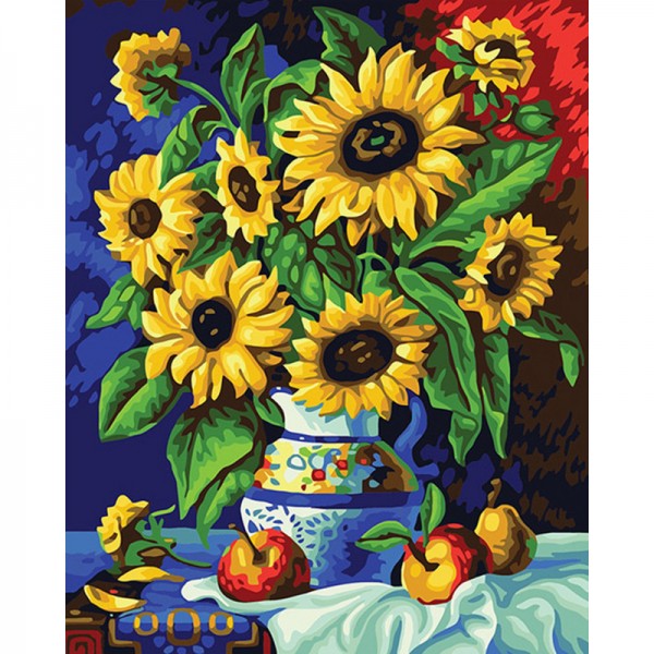 Still Life Sunflower PBNA-614 - Painting by Numbers Canada