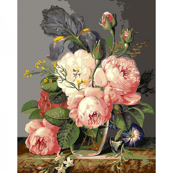Flower Still Life - Painting by Numbers Canada