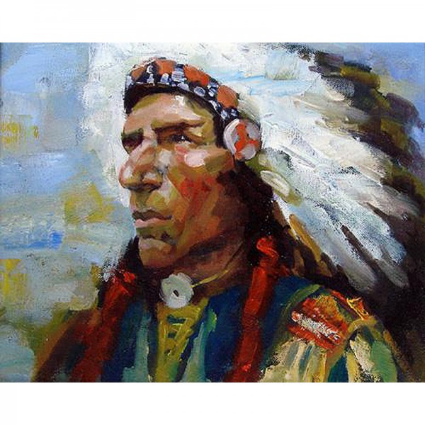 Indian Chief - Painting by Numbers Canada