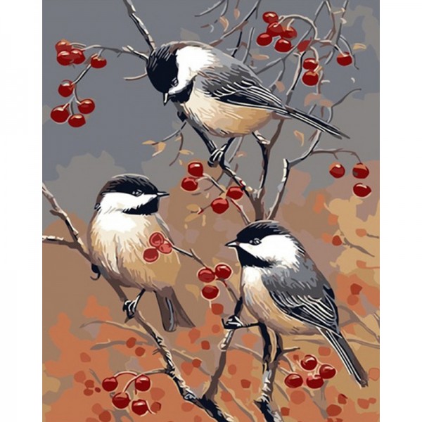 Birds on Tree - Painting by Numbers Canada