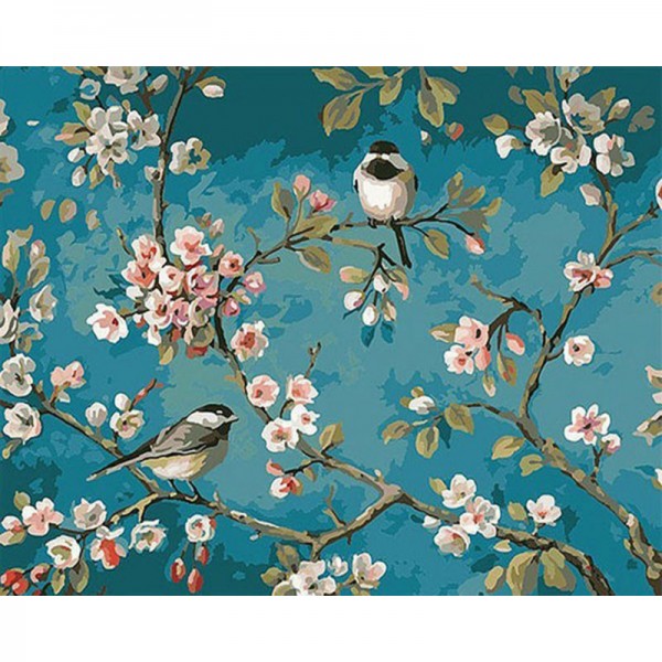 Birds & Flowers - Painting by Numbers Canada