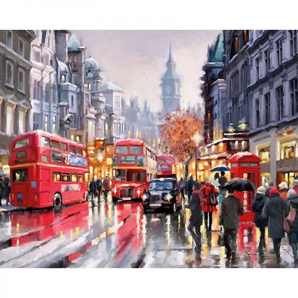London Bus - Painting by Numbers Canada