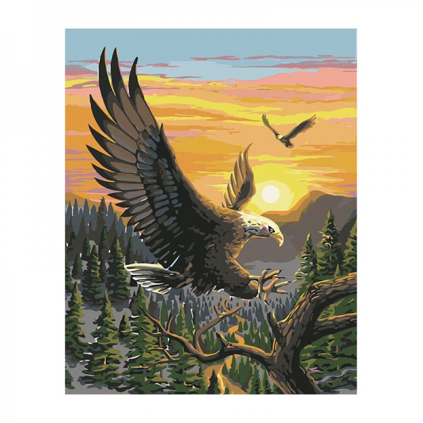 Eagle & Sunrise - Painting by Numbers Canada