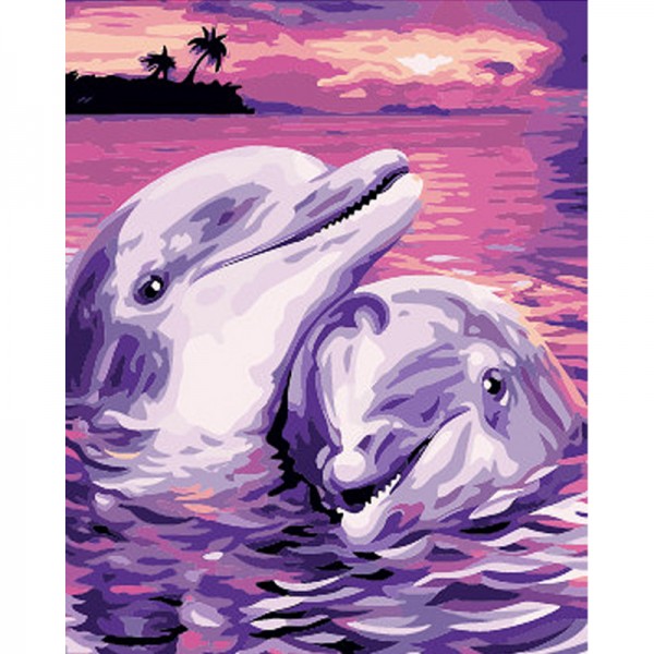 Dolphin Lover  - Painting by Numbers Canada