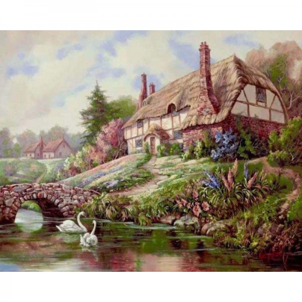 Lake House - Painting by Numbers Canada