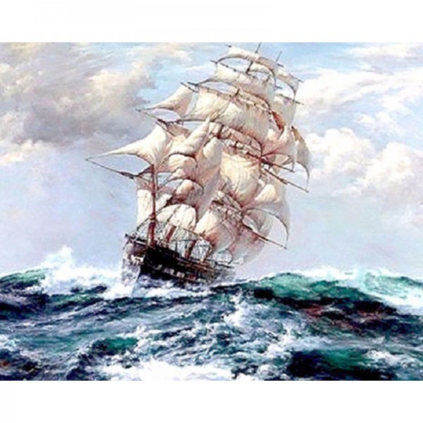 Ship at Sea - Painting by Numbers Canada