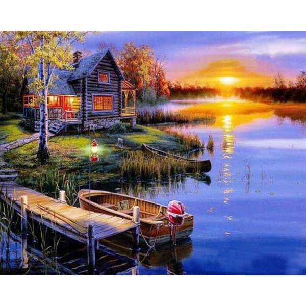 Beautiful Sunset - Painting by Numbers Canada