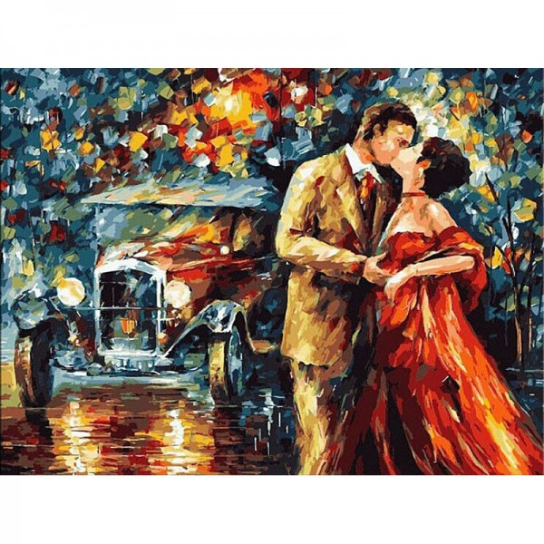 Couple Kissing - Painting by Numbers Canada