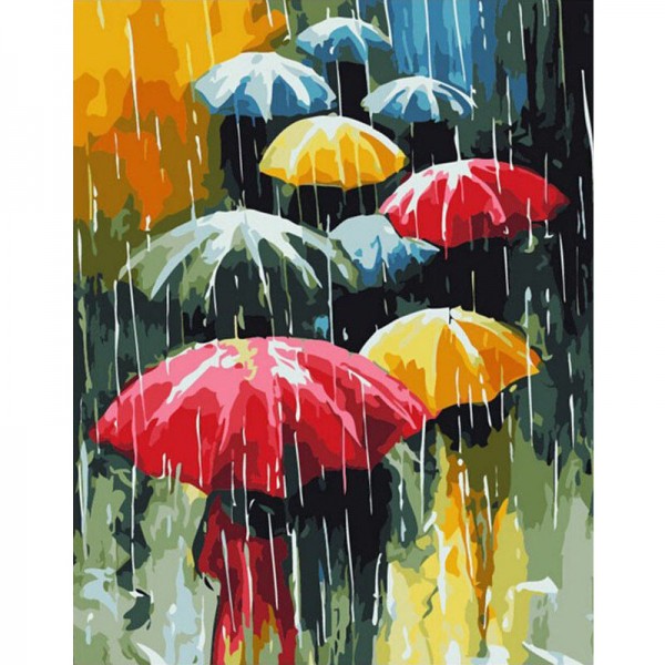 Umbrellas - Painting by Numbers Canada