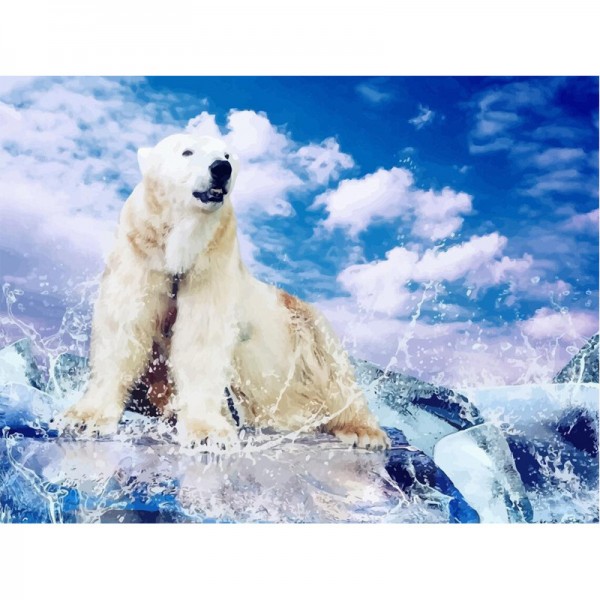Polar Bear - Painting by Numbers Canada