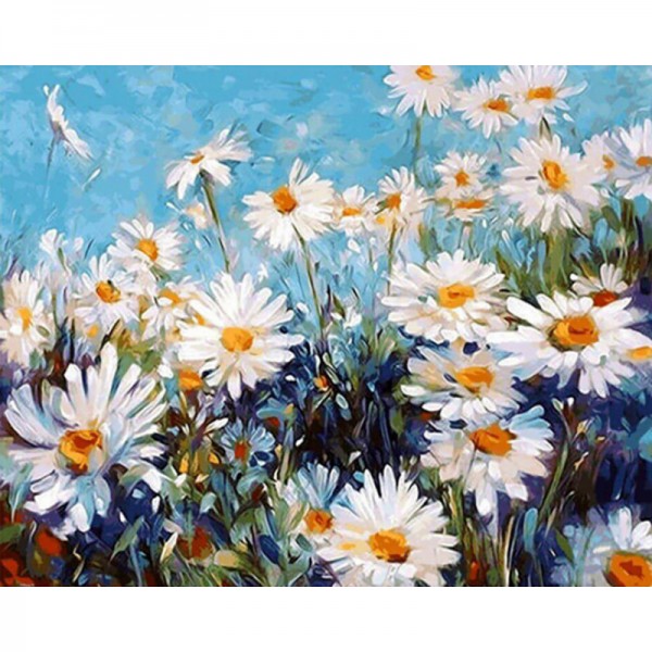 Field of Daisies - Painting by Numbers Canada