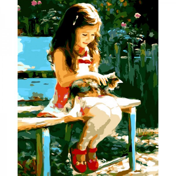 Little Girl - Painting by Numbers Canada