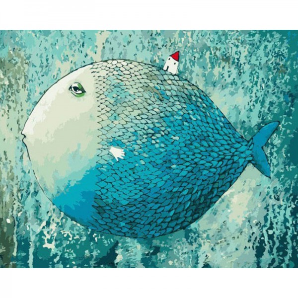 Sleepy Fish - Painting by Numbers Canada
