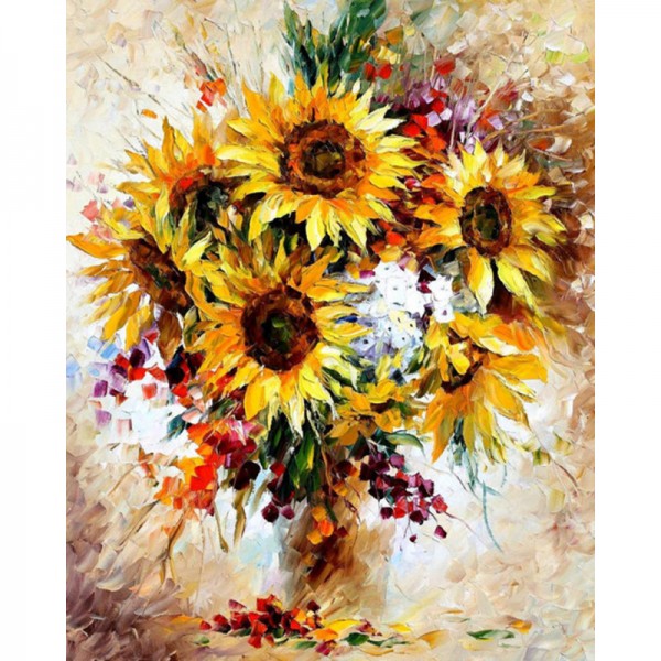 Still Life Sunflower - Painting by Numbers Canada