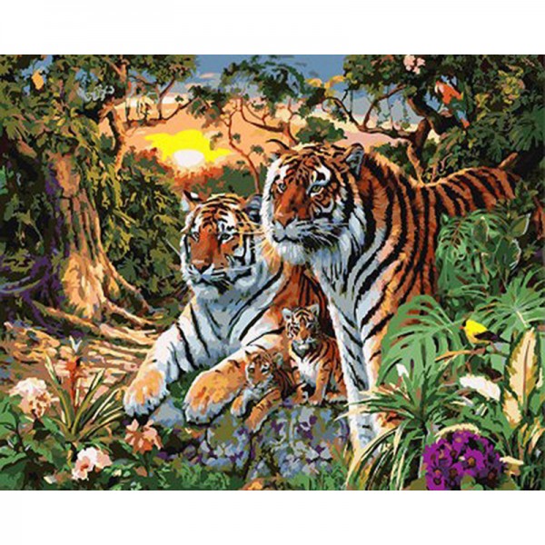 Tigers - Painting by Numbers Canada