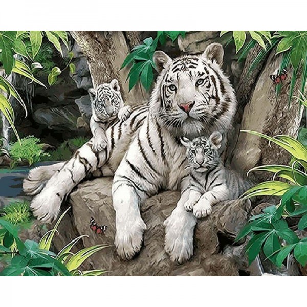 White Tiger - Painting by Numbers Canada