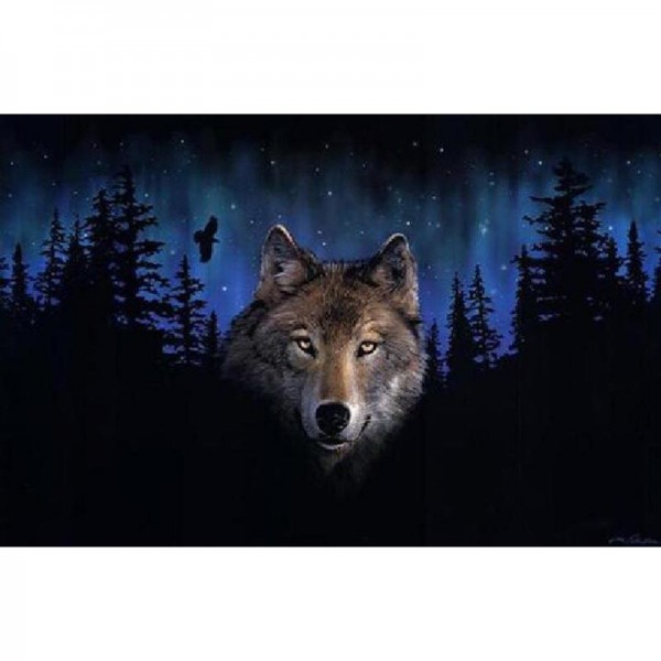Wolf Watching - Painting by Numbers Canada