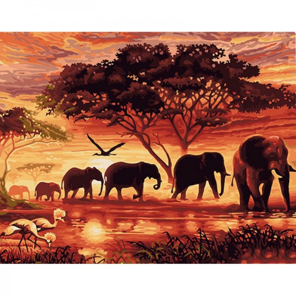 African Elephant - Painting by Numbers Canada