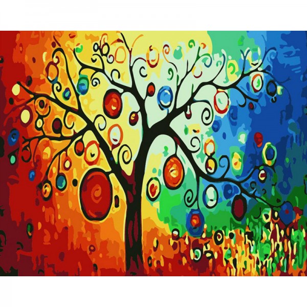fruits tree - Painting by Numbers Canada