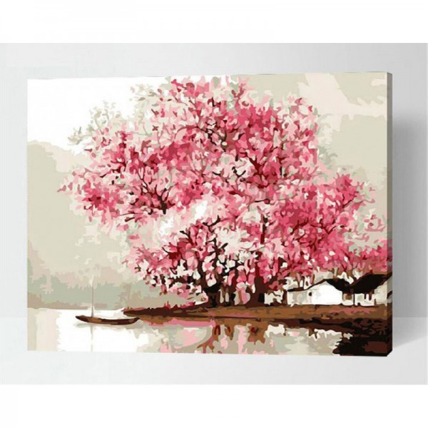 Pink Tree - Painting by Numbers Canada